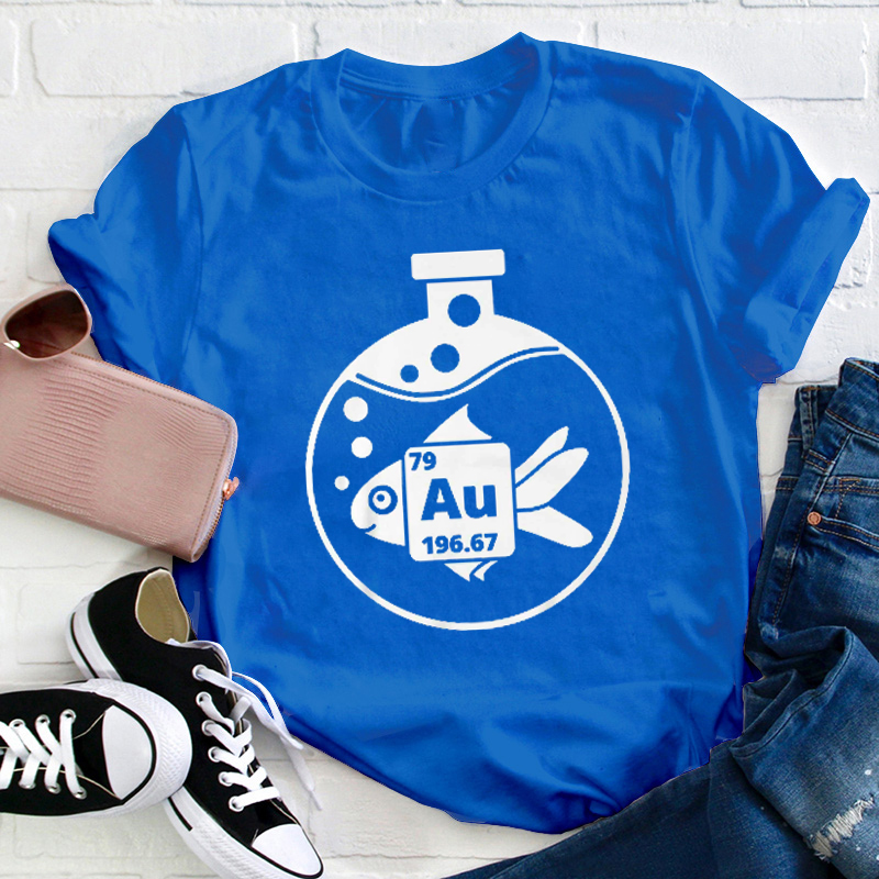 Funny Science Goldfish Teacher T-Shirt