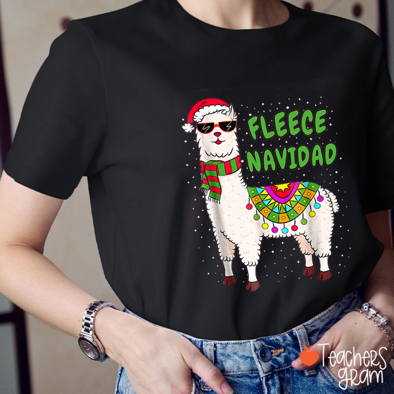 Fleece Navidad Spanish Teacher T-Shirt