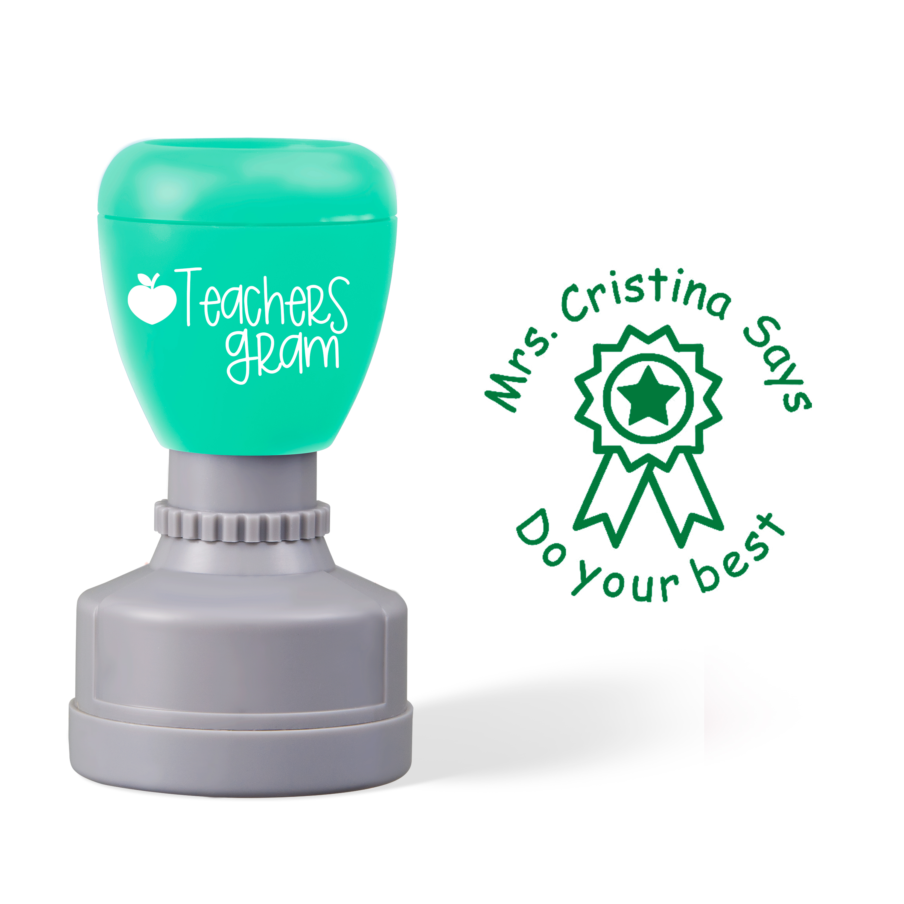 Personalized Name Do Your Best Teacher Stamp