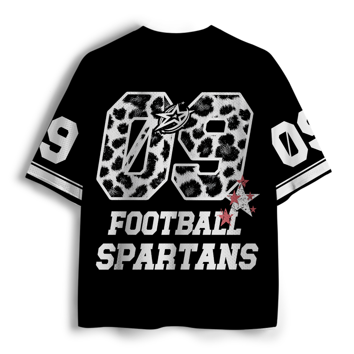 Personalized Mascot And Sport Leopard Teacher Mesh Jersey