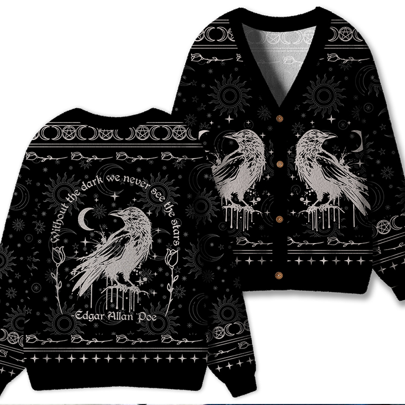 Without The Dark We Never See The Stars Teacher Ugly Cardigan Sweaters