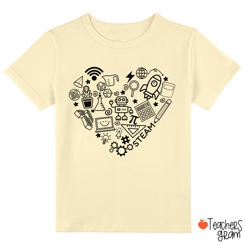 Stem Heart Shape Class T-Shirt