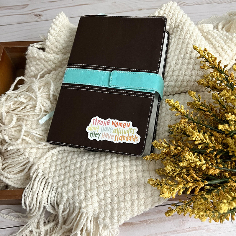 Strong Women Don't Have Attitudes They Have Standards Tour Teacher Stickers