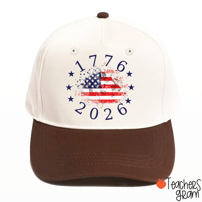 USA 250th Anniversary 1776-2026 Teacher Baseball Cap