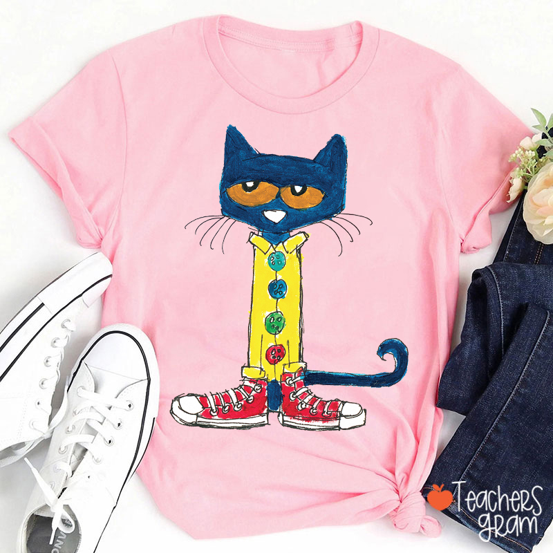 Cat Lovers Fans Teacher T-Shirt