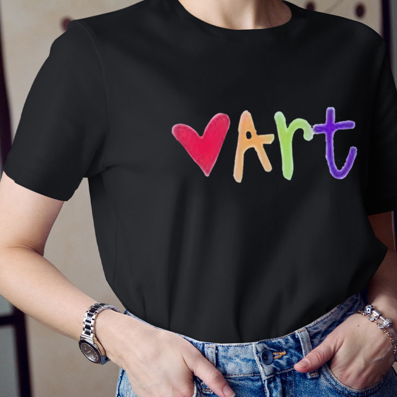 Love Art Teacher T-Shirt