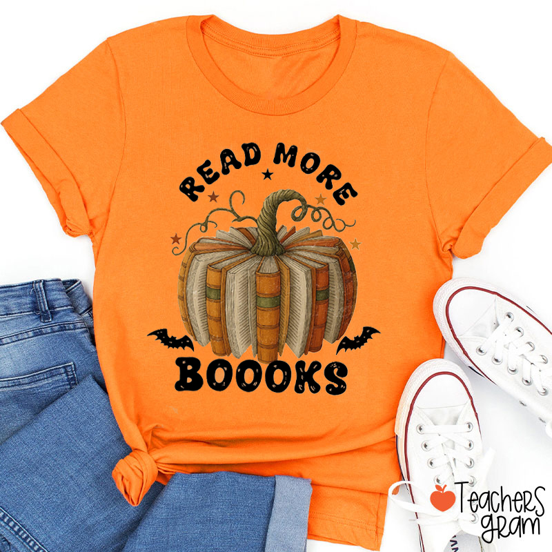 Personalized Name Read More Books Teacher T-Shirt