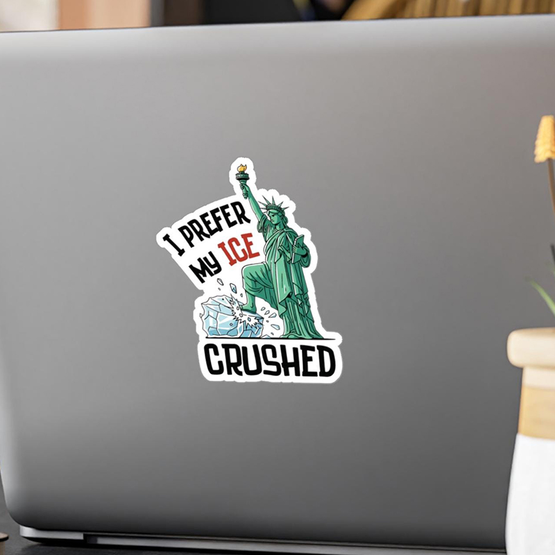 I Prefer My Ice Crushed Teacher Stickers
