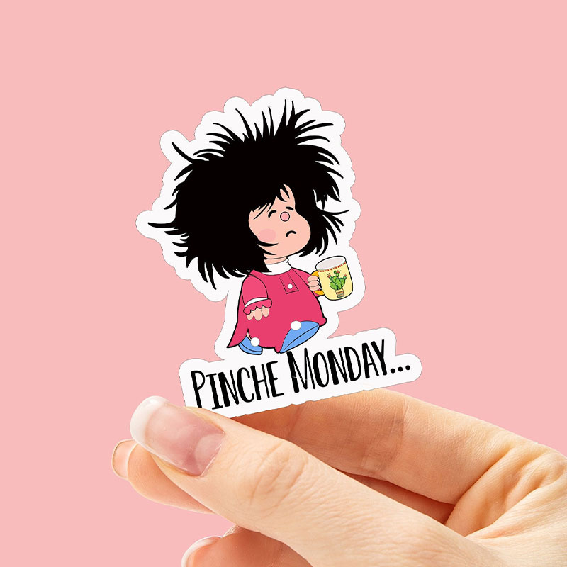 Pinche Monday Spanish Teacher Stickers