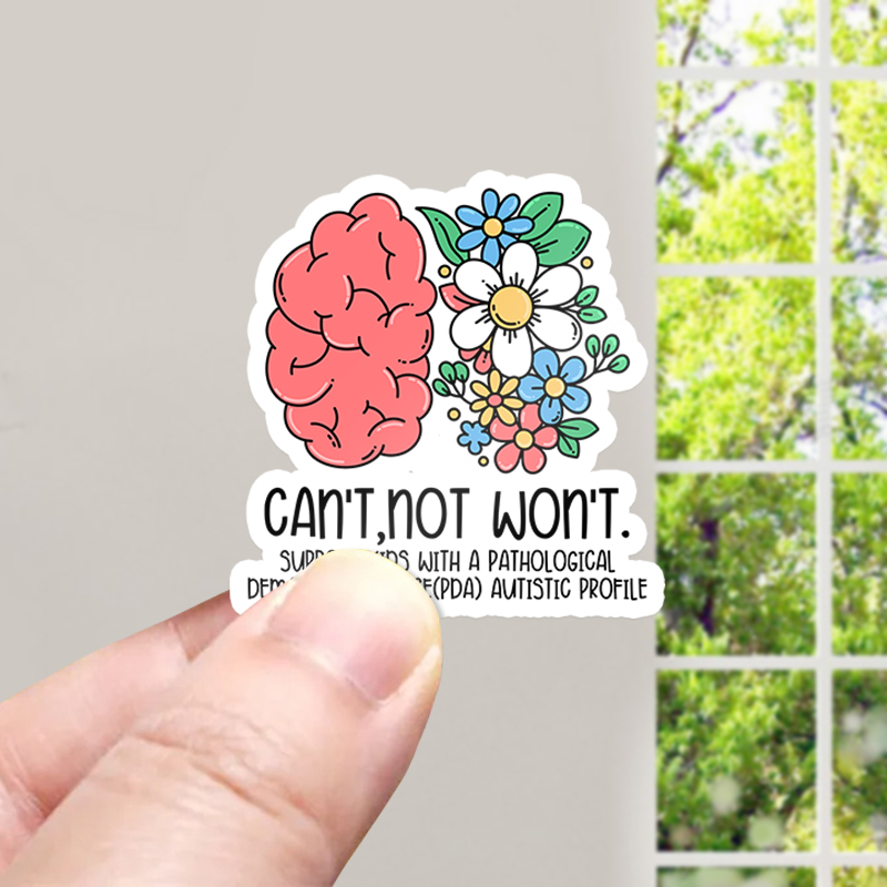 Can't Not Won't SLP Teacher Stickers