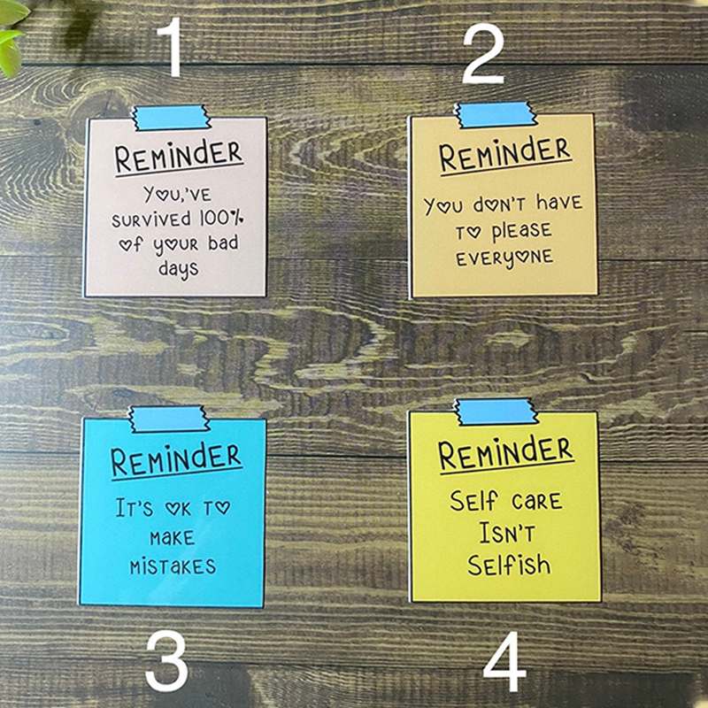 Mental Health Reminder Teacher Stickers