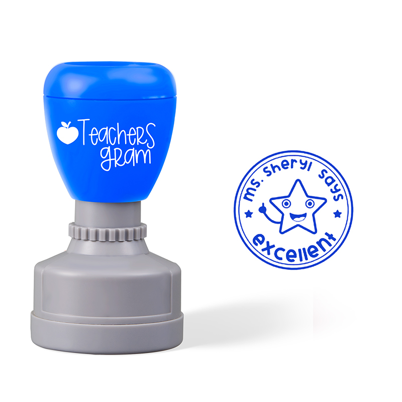 Personalized Outstanding Performance Teacher Stamp
