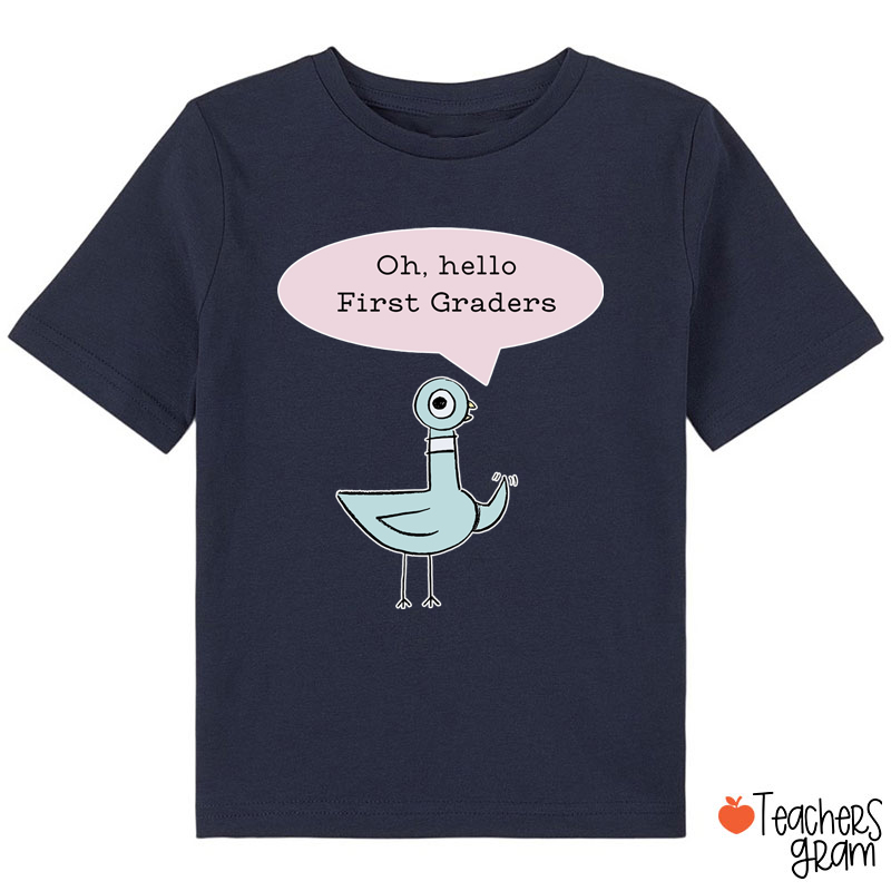 Personalized Name And Grade Hello Class T-Shirt