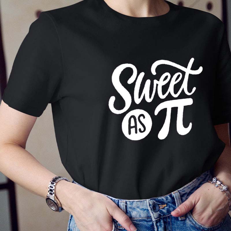 Sweet As Pi Teacher T-Shirt