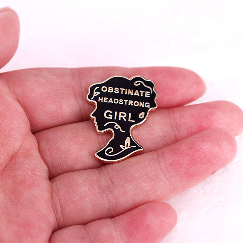 Society Of Obstinate Headstrong Girls Teacher Pin