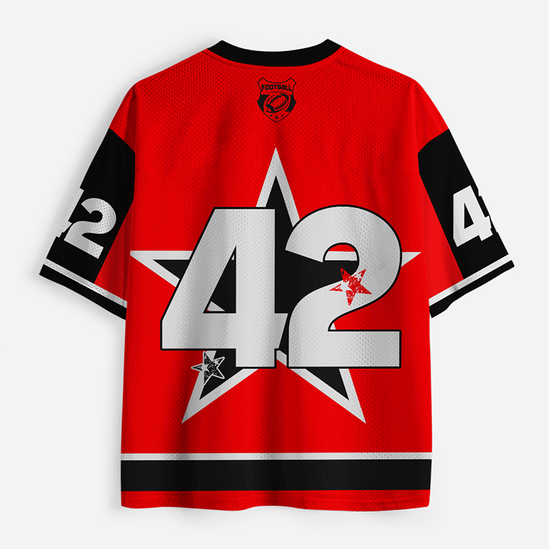 Personalized Name And Number Sport Star Teacher Mesh Jersey