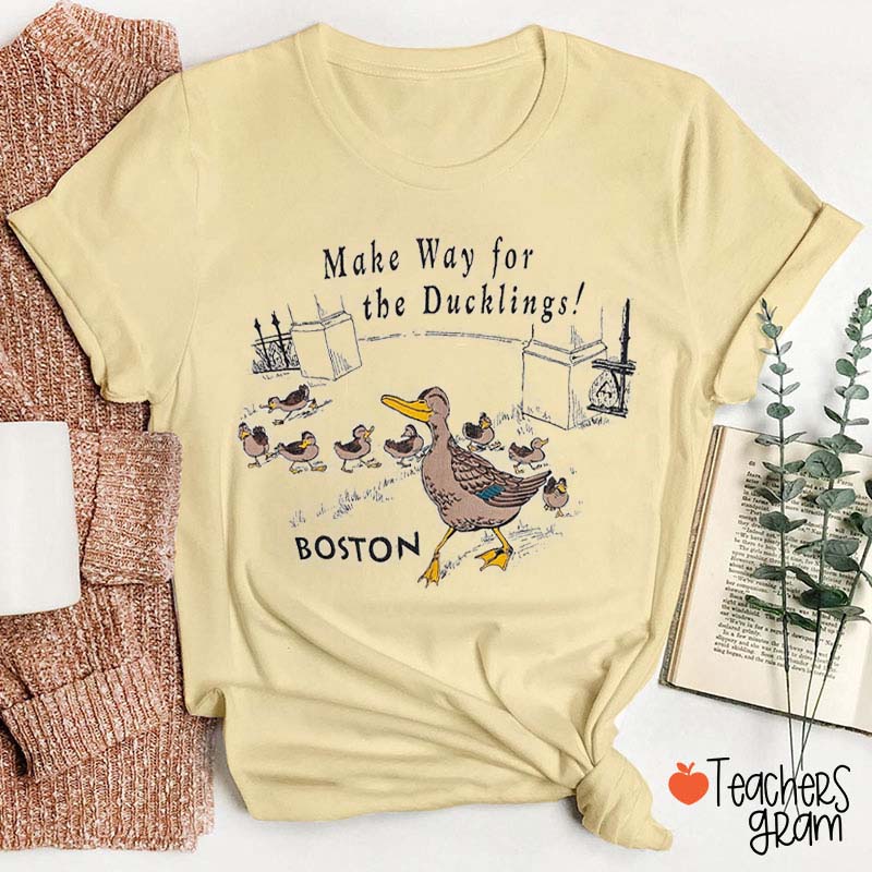 Make Way For The Duckings Teacher T-Shirt