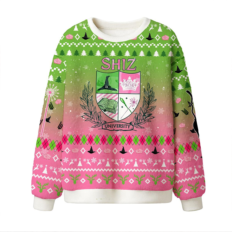 Wicked Teacher Ugly Fluffy Christmas Sweater