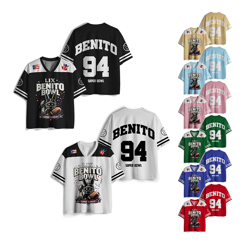 Personalized Benito Bowl Football Teacher Mesh Jersey