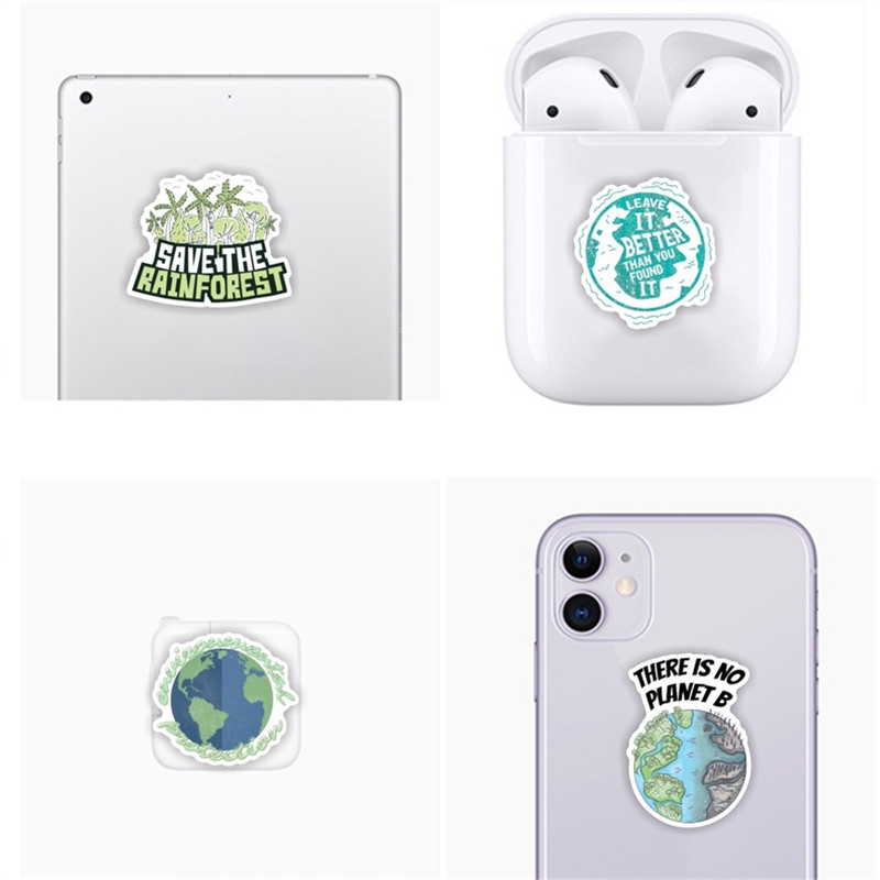 50 PCS Protect The Earth's Environment Teacher Stickers