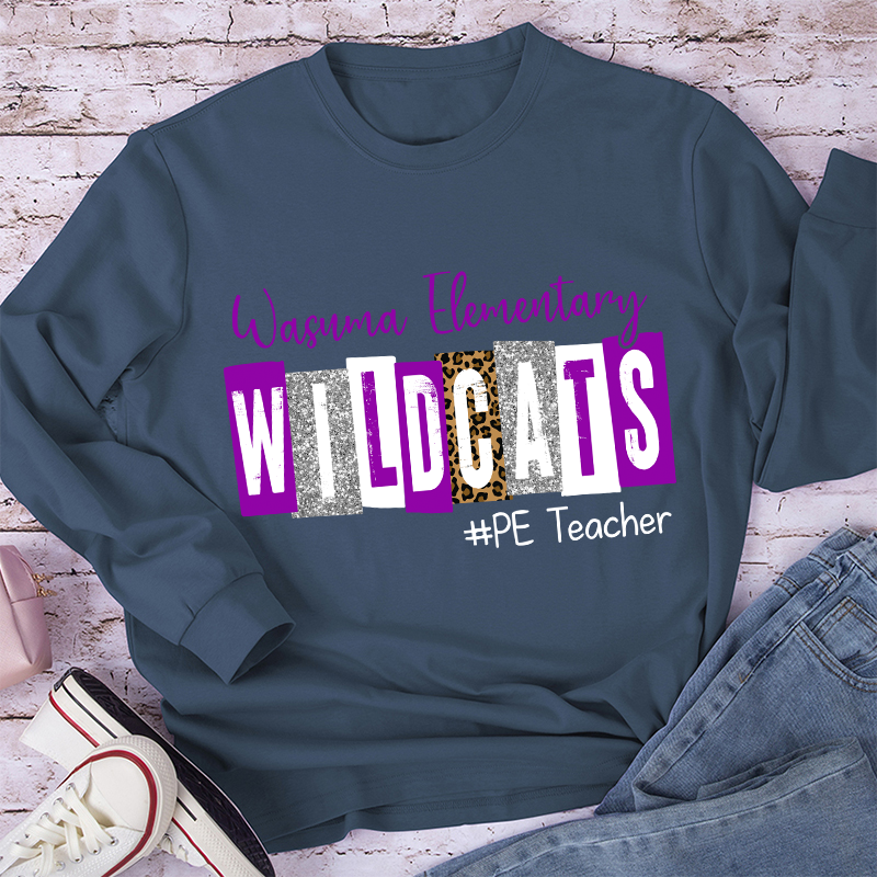 Personalized School Spirit Cheer For You Teacher Long Sleeve T-Shirt