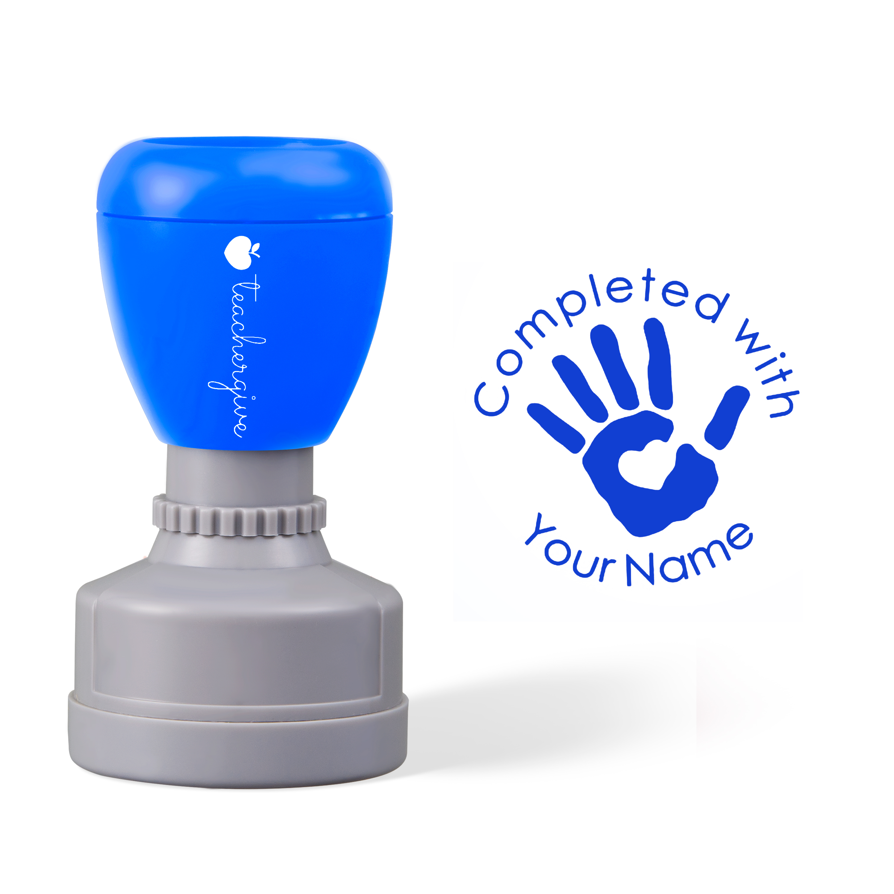 Personalized Completed With Teacher Stamp