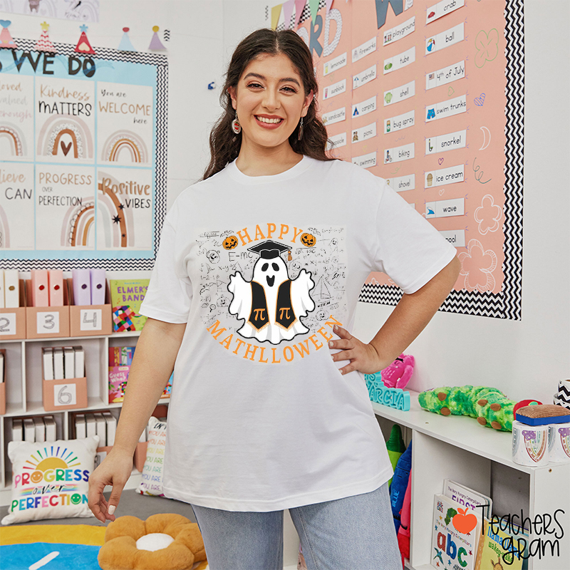 Happy Mathlloween Teacher T-Shirt