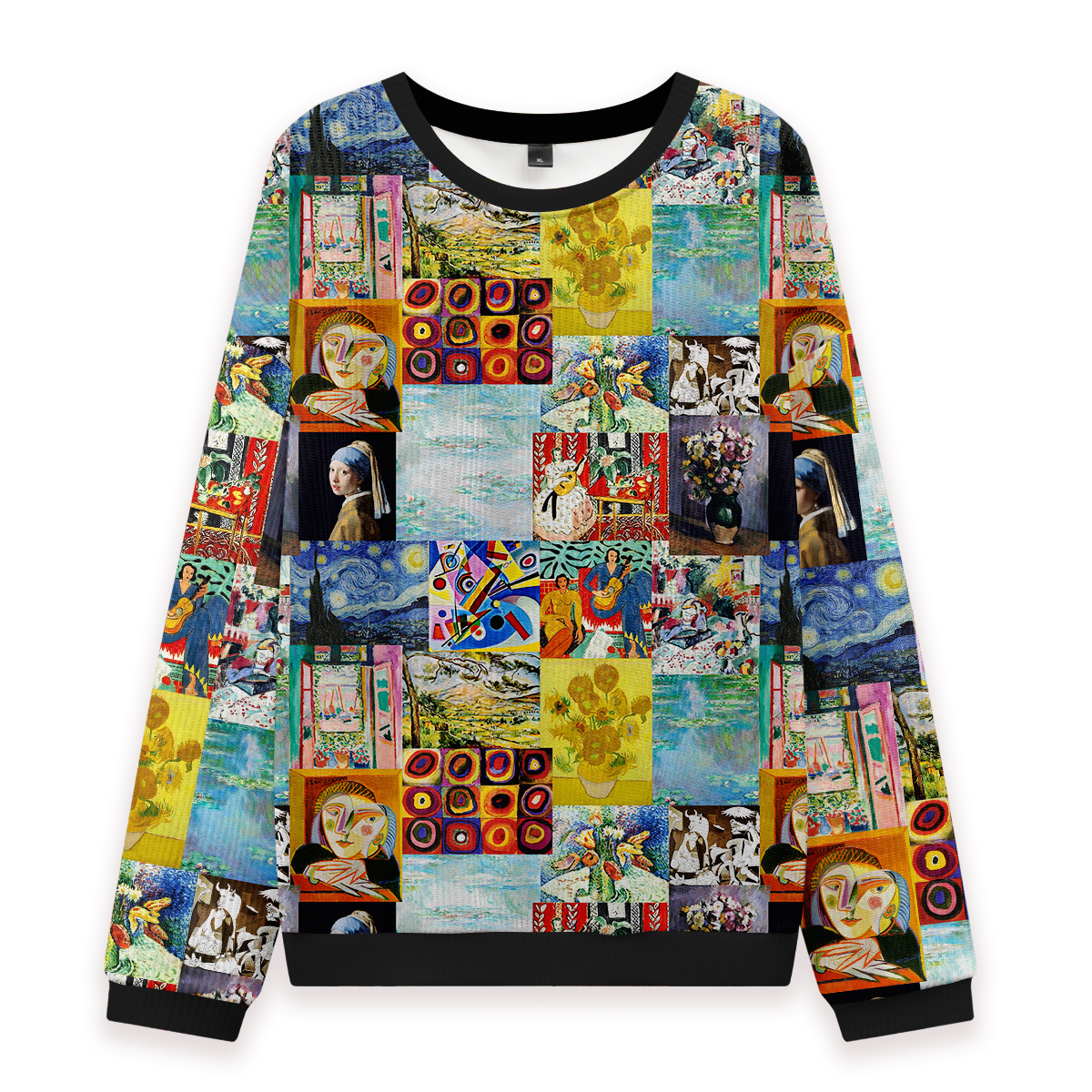 Falling Into The Ocean Of Art Teacher Ugly Knit Sweatshirt