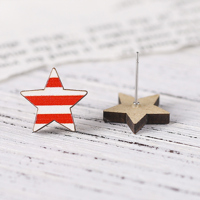 Pumpkin Maple Leaf Coffee Teacher Wooden Earrings