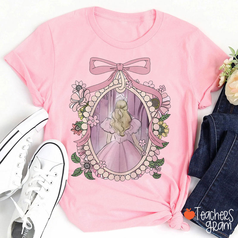 Personalized Coquette Wicked Glinda And Elphaba Teacher T-Shirt