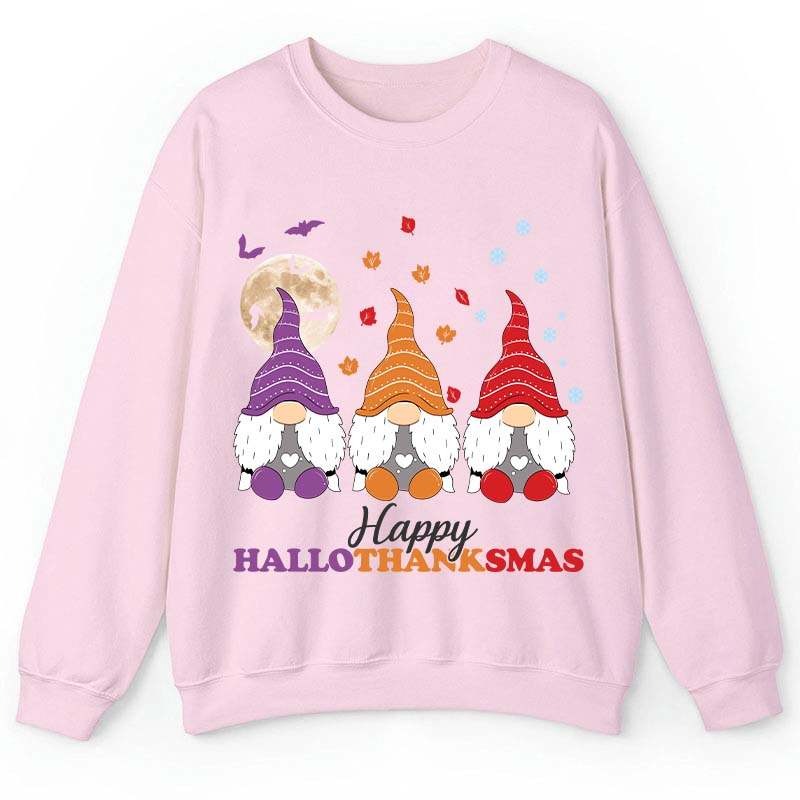 Happy Hallothanksmas Teacher Sweatshirt