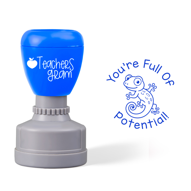 You're Full Of Potential Teacher Stamp