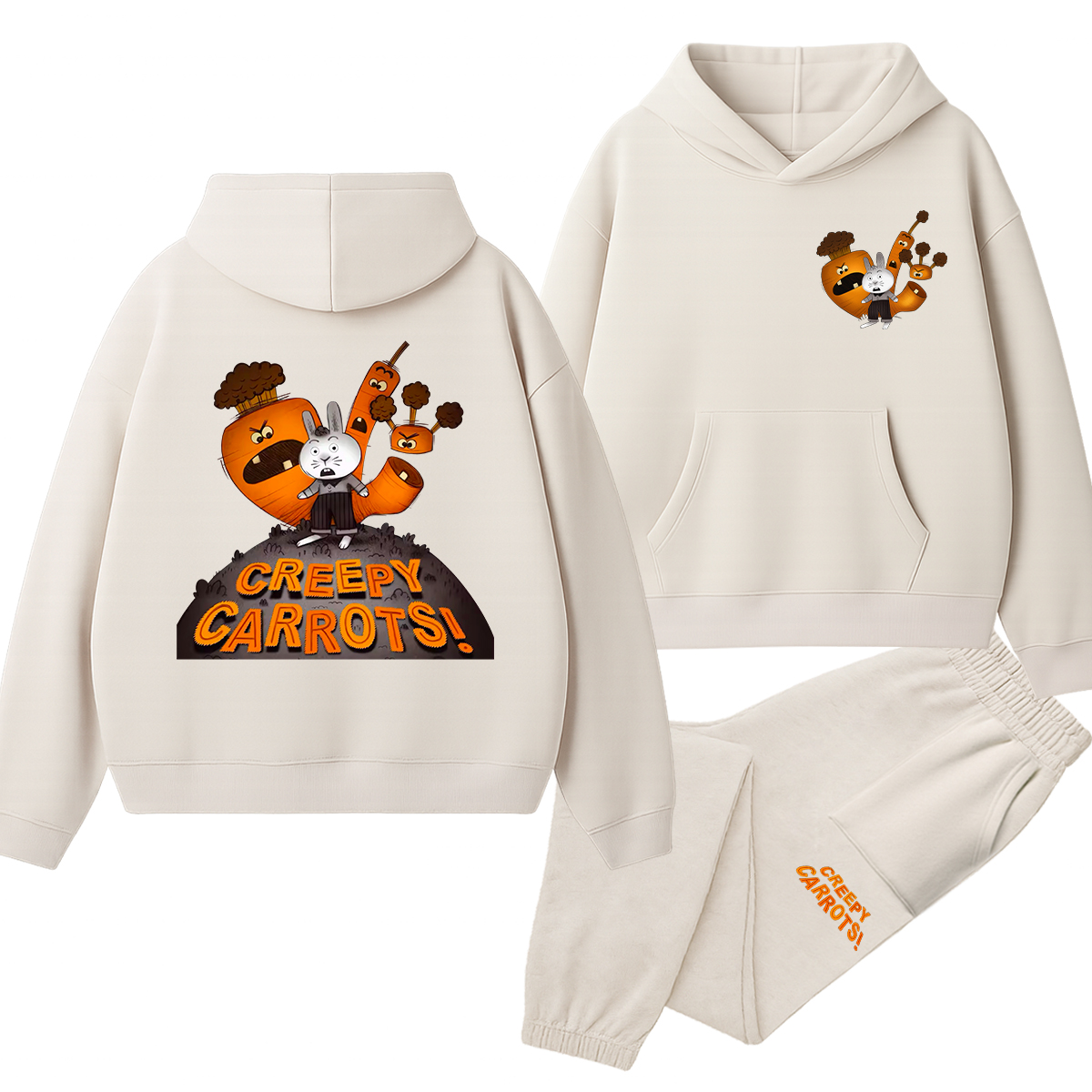 Creepy Carrots Teacher Hoodie Set