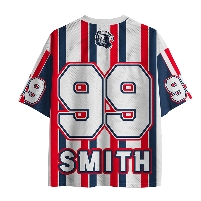 Personalized Name And Number Eagle Teacher Mesh Jersey