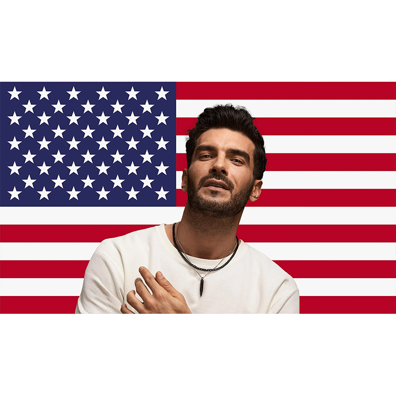 Personalized Image American Flag Teacher Classroom Tapestry