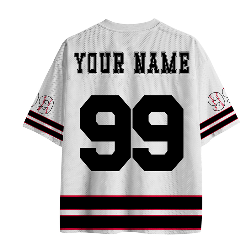 Personalized Name And Number Mascot Sport Game Day Teacher Mesh Jersey