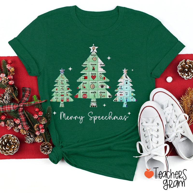 Merry Speechmas SLP Teacher T-Shirt