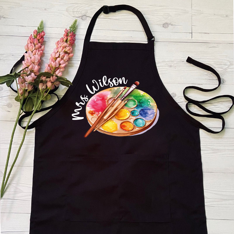 Personalized Artist Palette Apron
