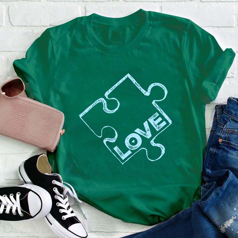 Love Autism Teacher T-Shirt
