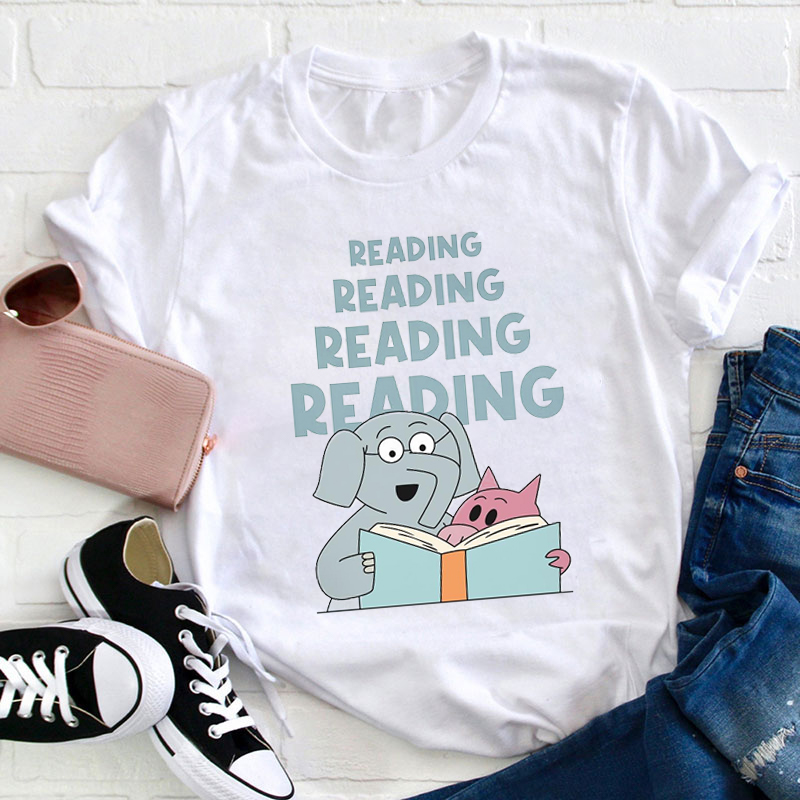 Reading Reading Reading Teacher T-Shirt