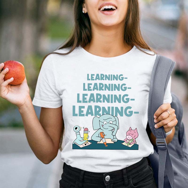 Learning Learning Learning Learning Teacher T-Shirt