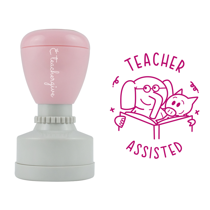 Teacher Assisted Elephant And Piggie Teacher Stamp