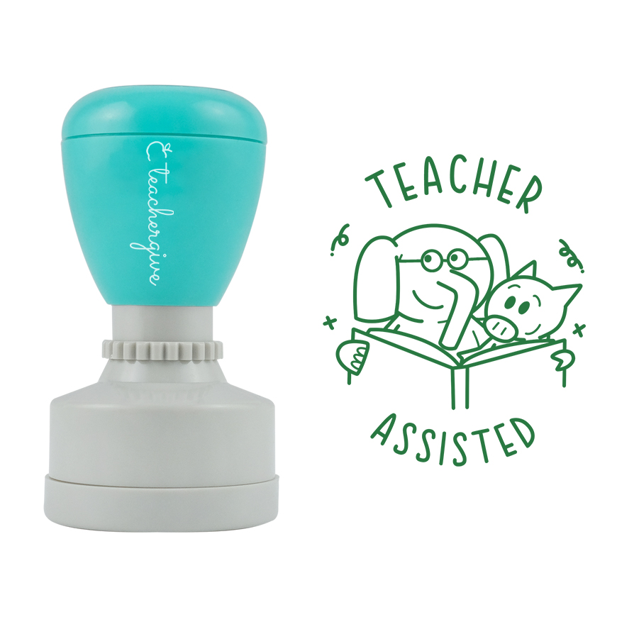 Teacher Assisted Elephant And Piggie Teacher Stamp