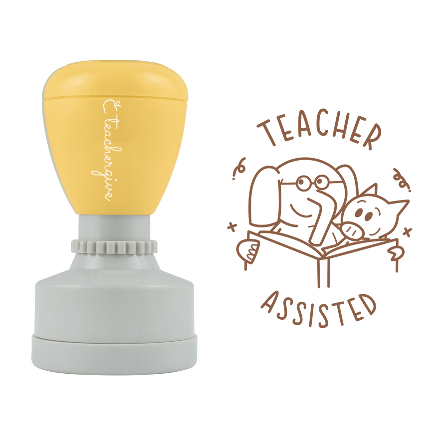 Teacher Assisted Elephant And Piggie Teacher Stamp