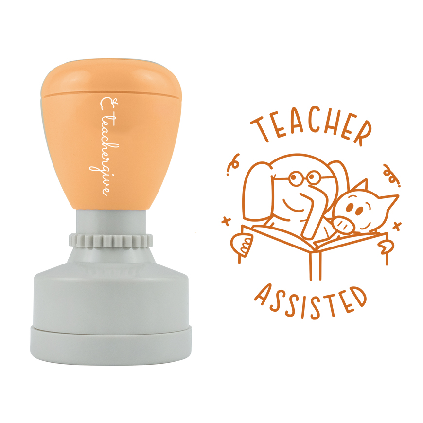 Teacher Assisted Elephant And Piggie Teacher Stamp