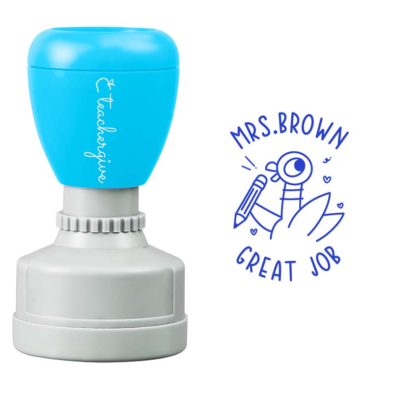 Personalized Great Job Teacher Stamp