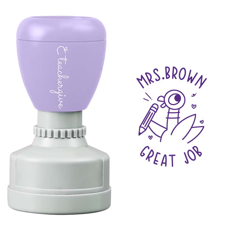 Personalized Great Job Teacher Stamp