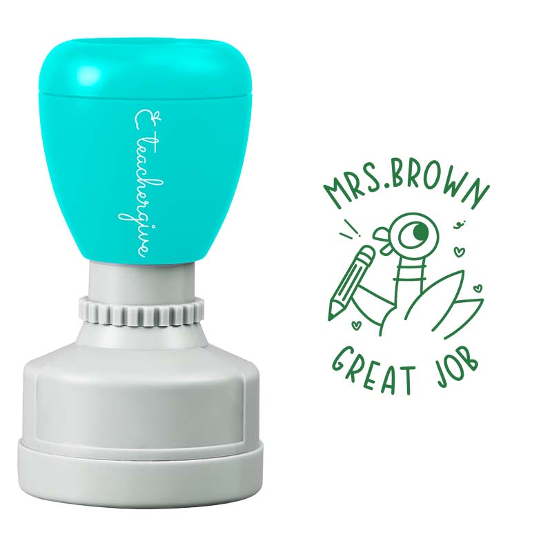Personalized Great Job Teacher Stamp