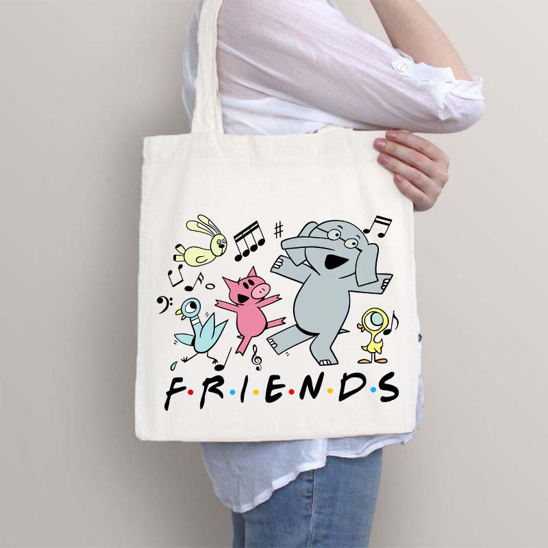 Happy Friends Teacher Tote Bag