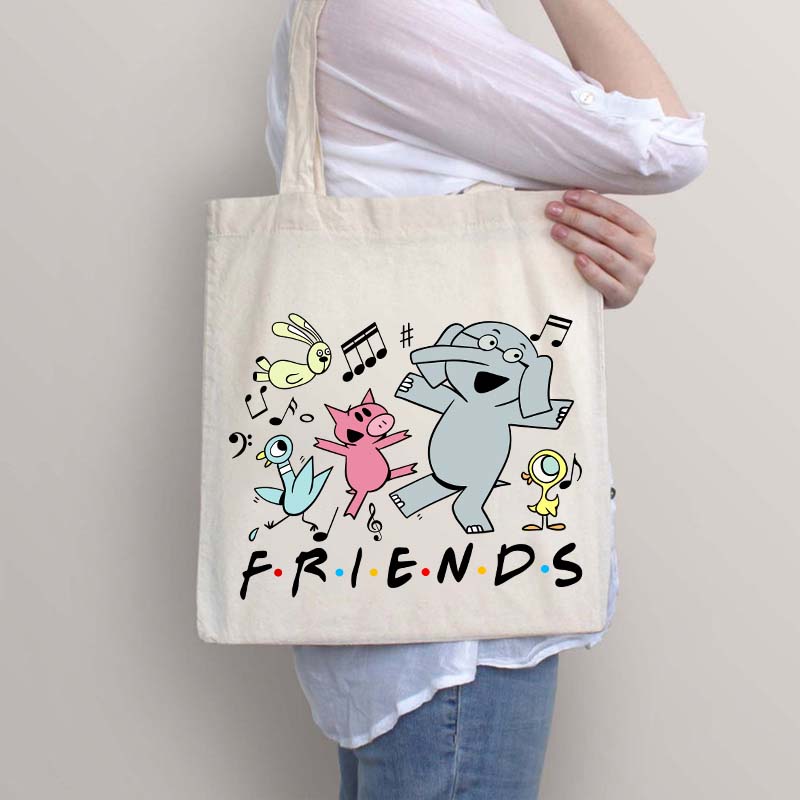 Happy Friends Teacher Tote Bag